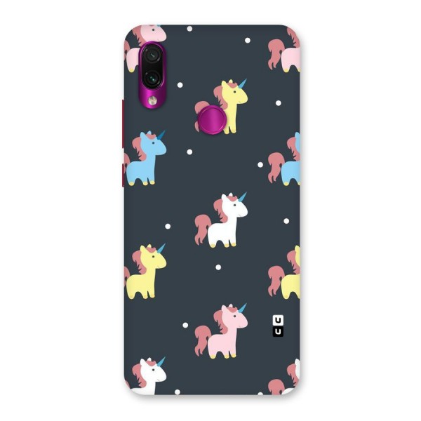 Unicorn Pattern Back Case for Redmi Note 7 Pro