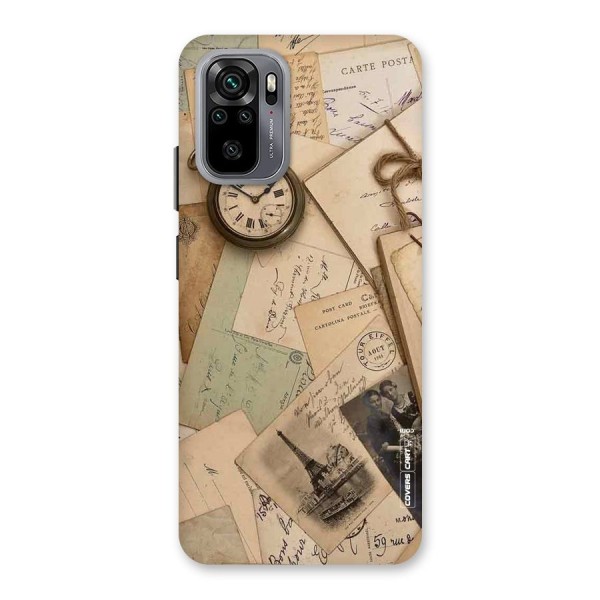 Vintage Postcards Back Case for Redmi Note 10