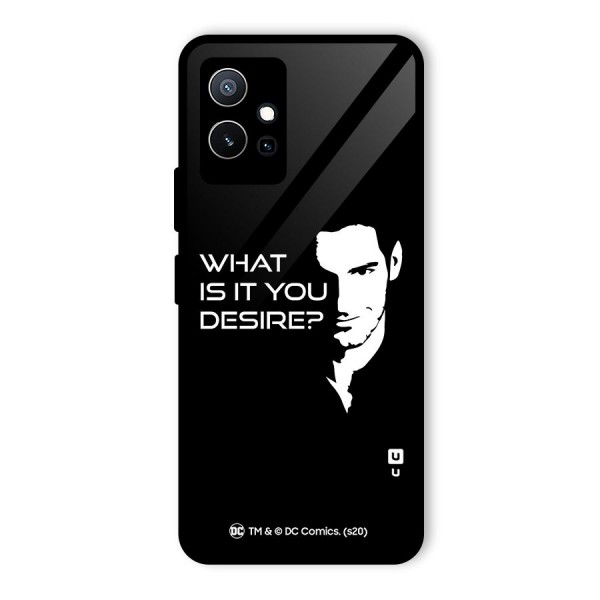 What Do You Desire Glass Back Case for Vivo Y75 5G