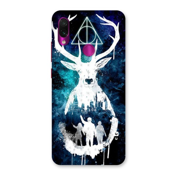 White Deer Back Case for Redmi Note 7 Pro