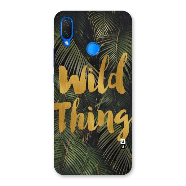Wild Leaf Thing Back Case for Huawei P Smart+