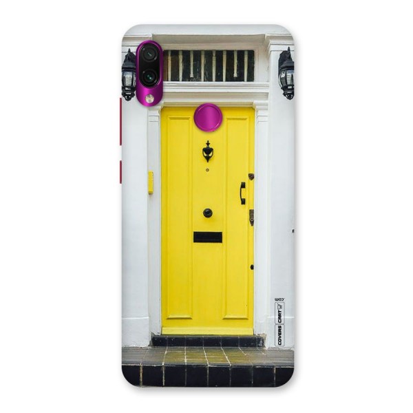 Yellow Door Back Case for Redmi Note 7 Pro