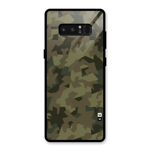 Army Abstract Glass Back Case for Galaxy Note 8