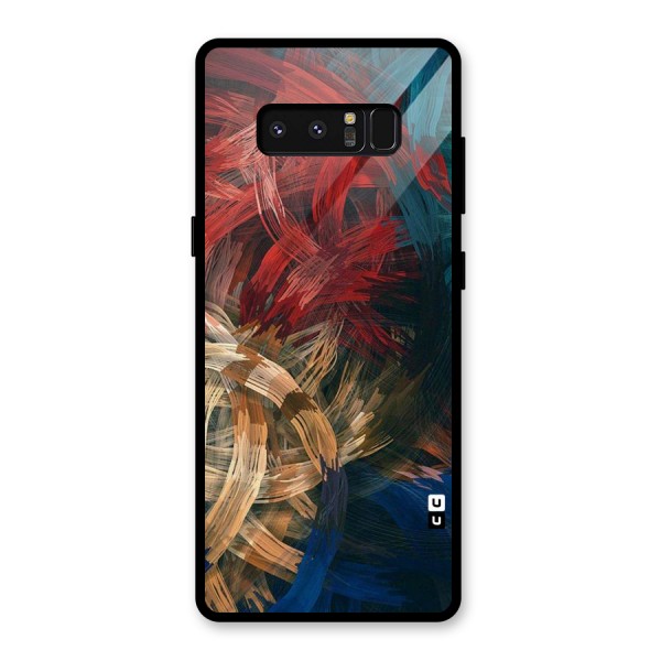 Artsy Colors Glass Back Case for Galaxy Note 8