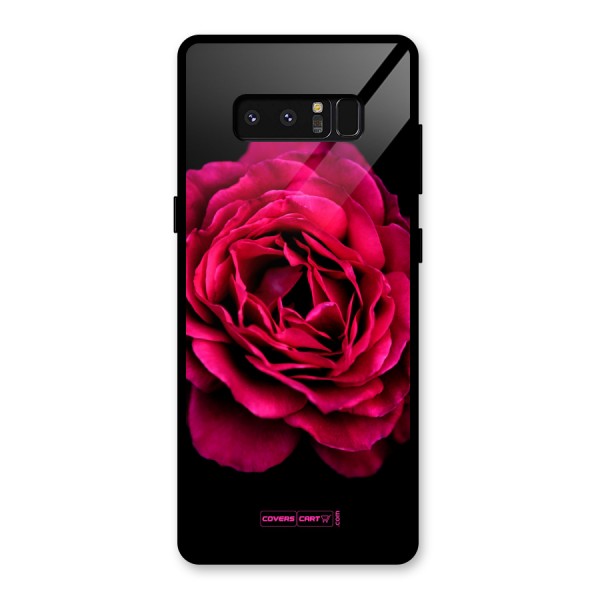 Magical Rose Glass Back Case for Galaxy Note 8