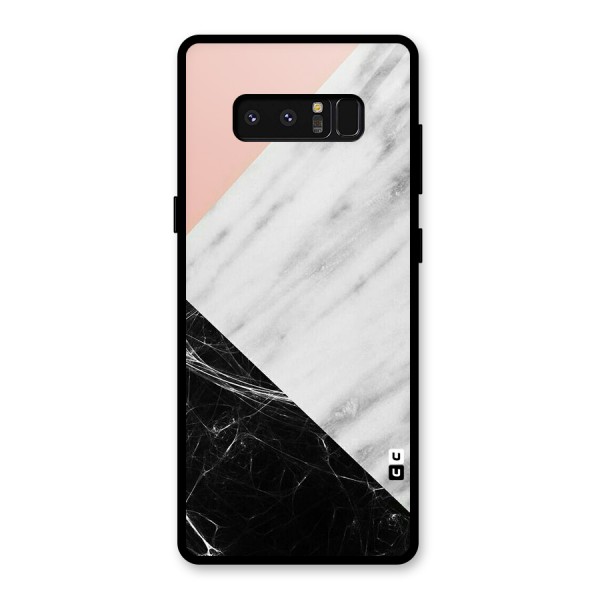 Marble Cuts Glass Back Case for Galaxy Note 8