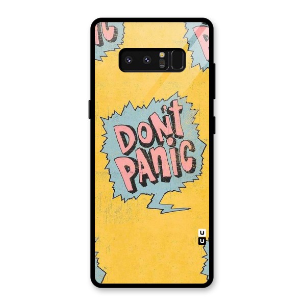 No Panic Glass Back Case for Galaxy Note 8