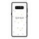 Polka Hugs Glass Back Case for Galaxy Note 8