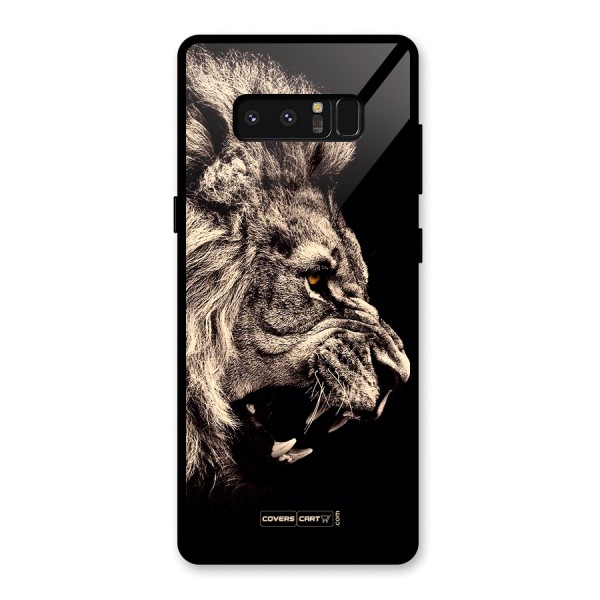 Roaring Lion Glass Back Case for Galaxy Note 8