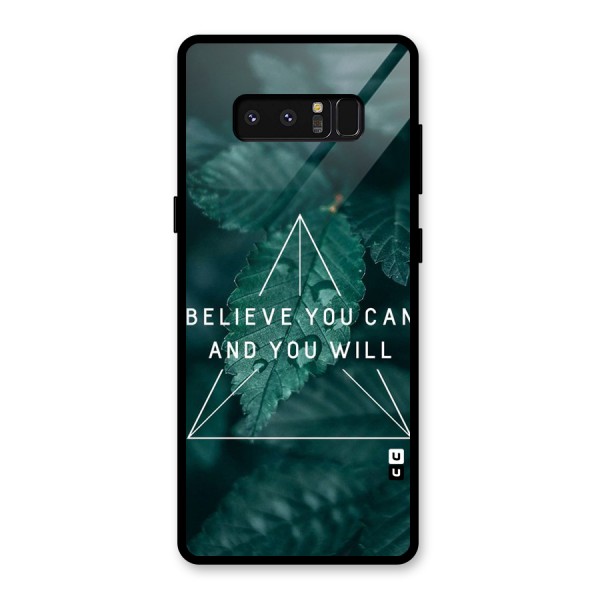 You Will Glass Back Case for Galaxy Note 8