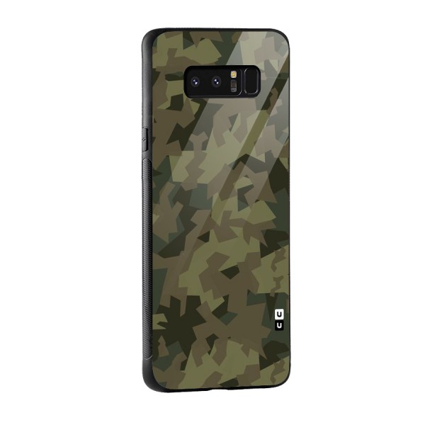 Army Abstract Glass Back Case for Galaxy Note 8