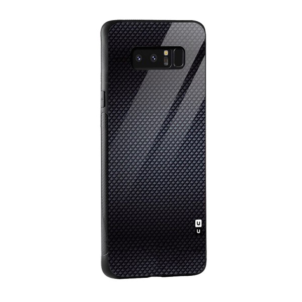 Black Diamond Glass Back Case for Galaxy Note 8