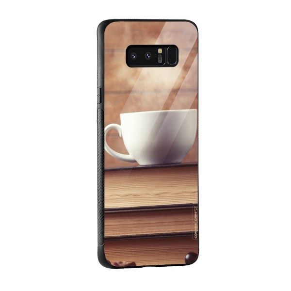 Coffee And Bookworm Glass Back Case for Galaxy Note 8
