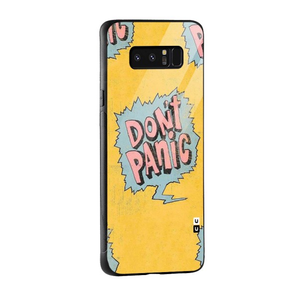No Panic Glass Back Case for Galaxy Note 8