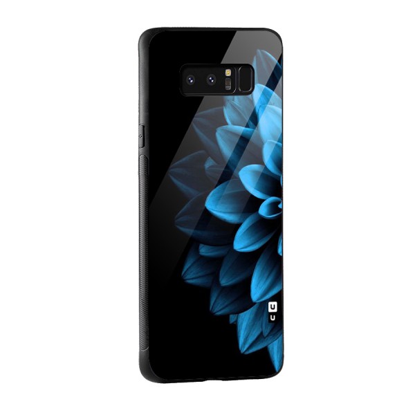 Petals In Blue Glass Back Case for Galaxy Note 8