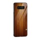 Proper Brown Wood Glass Back Case for Galaxy Note 8