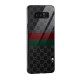 Royal Stripes Design Glass Back Case for Galaxy Note 8