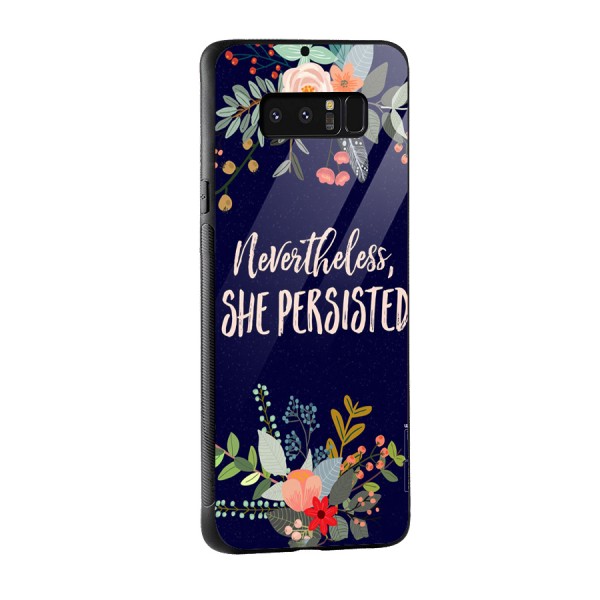 She Persisted Glass Back Case for Galaxy Note 8