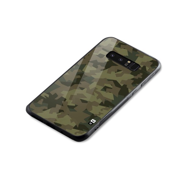 Army Abstract Glass Back Case for Galaxy Note 8
