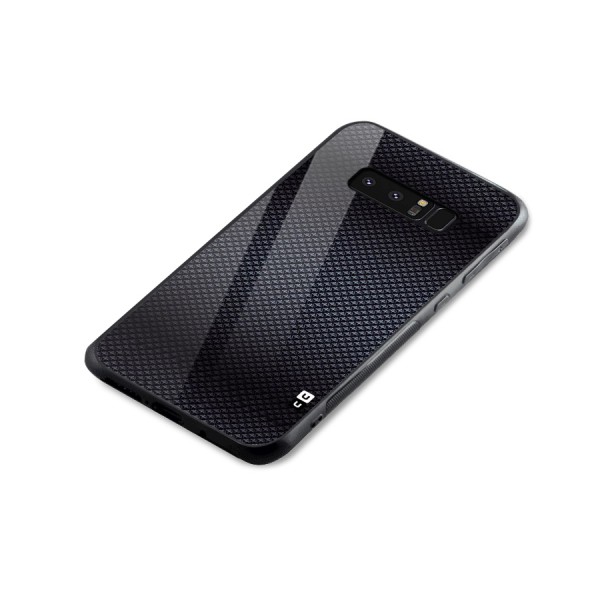 Black Diamond Glass Back Case for Galaxy Note 8