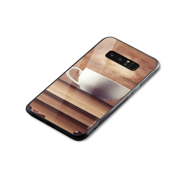 Coffee And Bookworm Glass Back Case for Galaxy Note 8