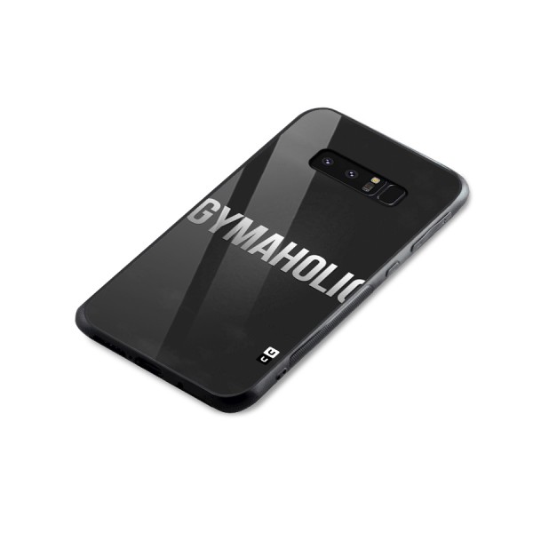 Gymaholic Glass Back Case for Galaxy Note 8