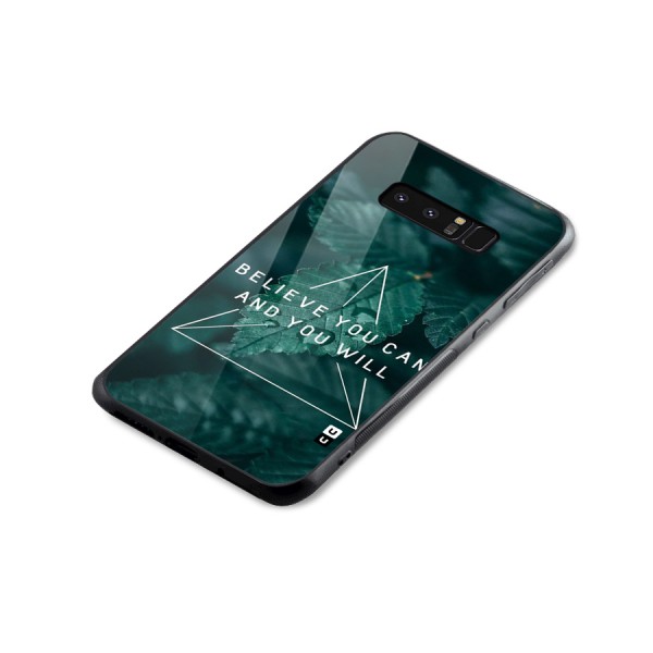 You Will Glass Back Case for Galaxy Note 8