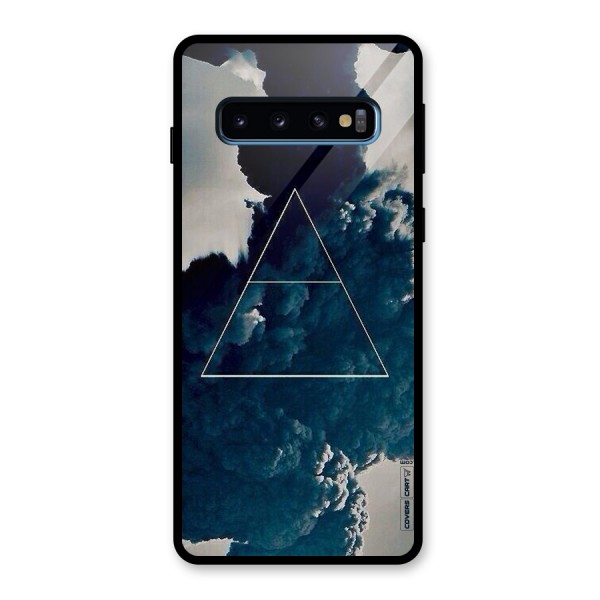 Blue Hue Smoke Glass Back Case for Galaxy S10