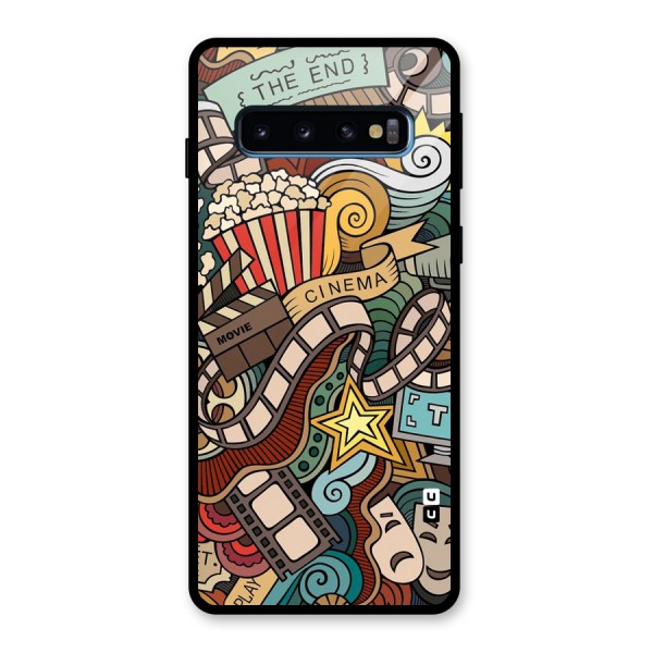 Cinematic Design Glass Back Case for Galaxy S10