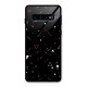 Dark Shapes Design Glass Back Case for Galaxy S10