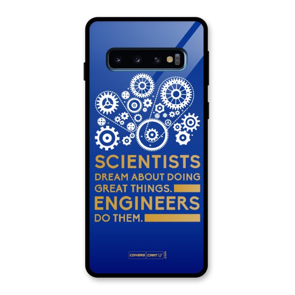 Engineer Glass Back Case for Galaxy S10