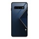 Golden Blue Triangle Glass Back Case for Galaxy S10