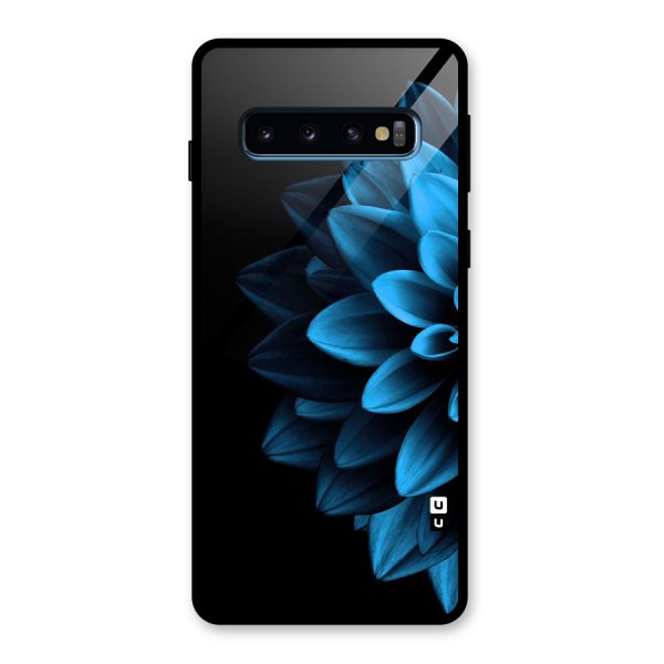 Petals In Blue Glass Back Case for Galaxy S10