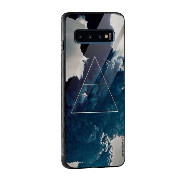 Blue Hue Smoke Glass Back Case for Galaxy S10