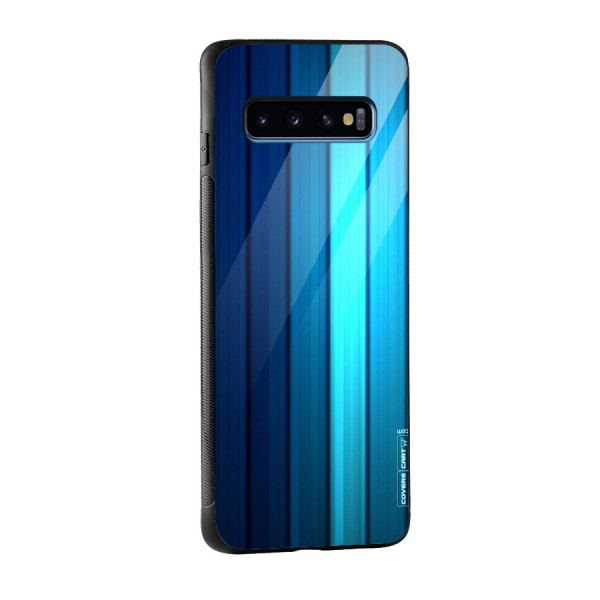 Blue Hues Glass Back Case for Galaxy S10