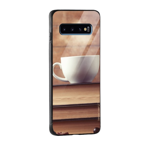 Coffee And Bookworm Glass Back Case for Galaxy S10