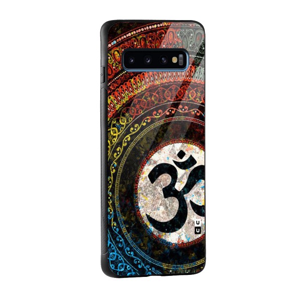 Culture Om Design Glass Back Case for Galaxy S10