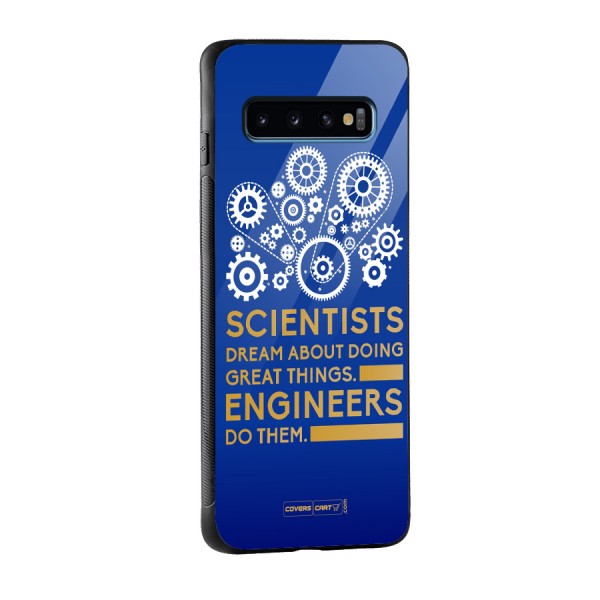 Engineer Glass Back Case for Galaxy S10