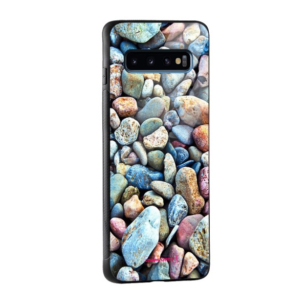Pebbles Glass Back Case for Galaxy S10