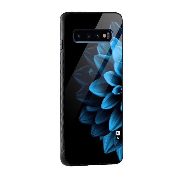 Petals In Blue Glass Back Case for Galaxy S10