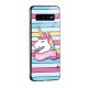 Unicorn Stripes Glass Back Case for Galaxy S10