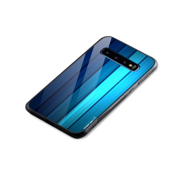 Blue Hues Glass Back Case for Galaxy S10