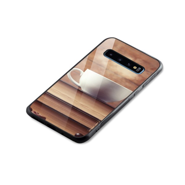 Coffee And Bookworm Glass Back Case for Galaxy S10