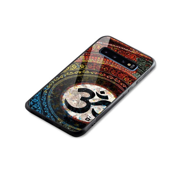 Culture Om Design Glass Back Case for Galaxy S10