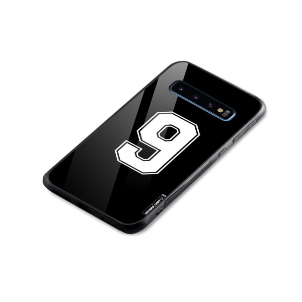 Number 9 Glass Back Case for Galaxy S10