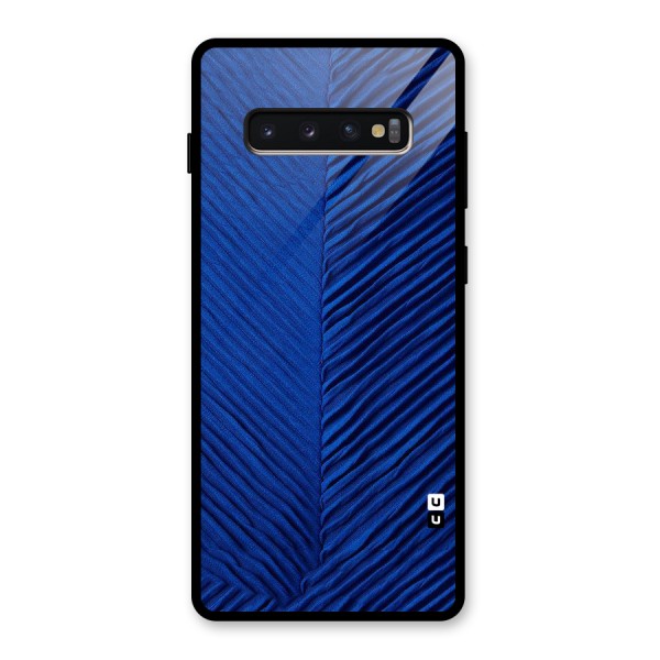 Classy Blues Glass Back Case for Galaxy S10 Plus