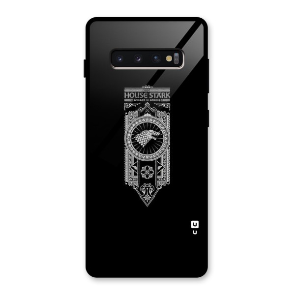 House Banner Glass Back Case for Galaxy S10 Plus