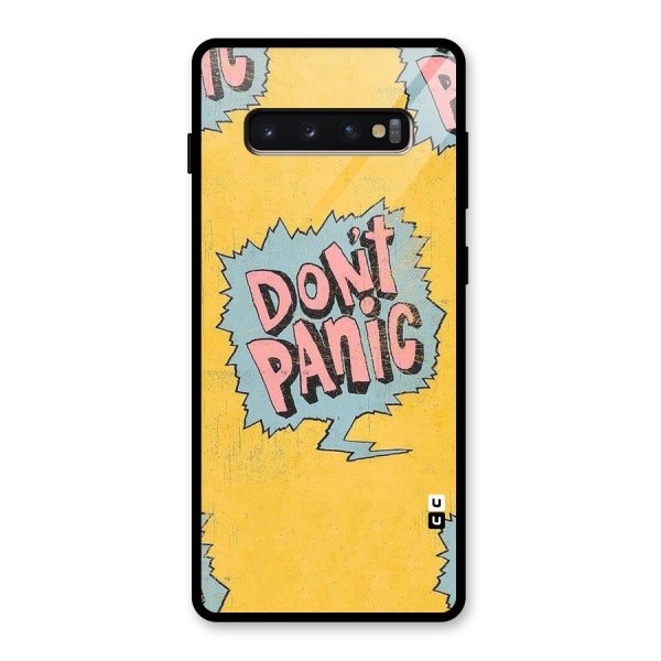 No Panic Glass Back Case for Galaxy S10 Plus