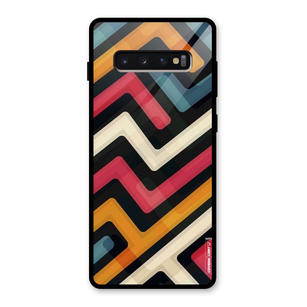 Pipelines Glass Back Case for Galaxy S10 Plus