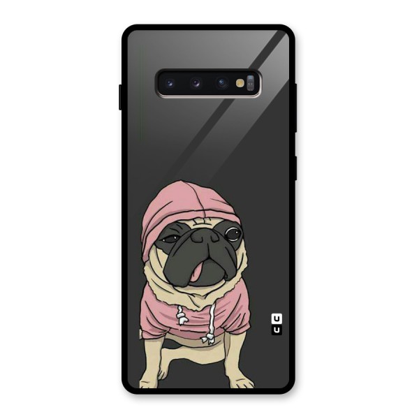 Pug Swag Glass Back Case for Galaxy S10 Plus